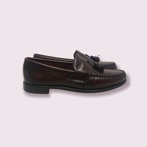 Allen Edmonds Stowe Dark Oak Brown Tassel Loafer Size 9 1/2 D